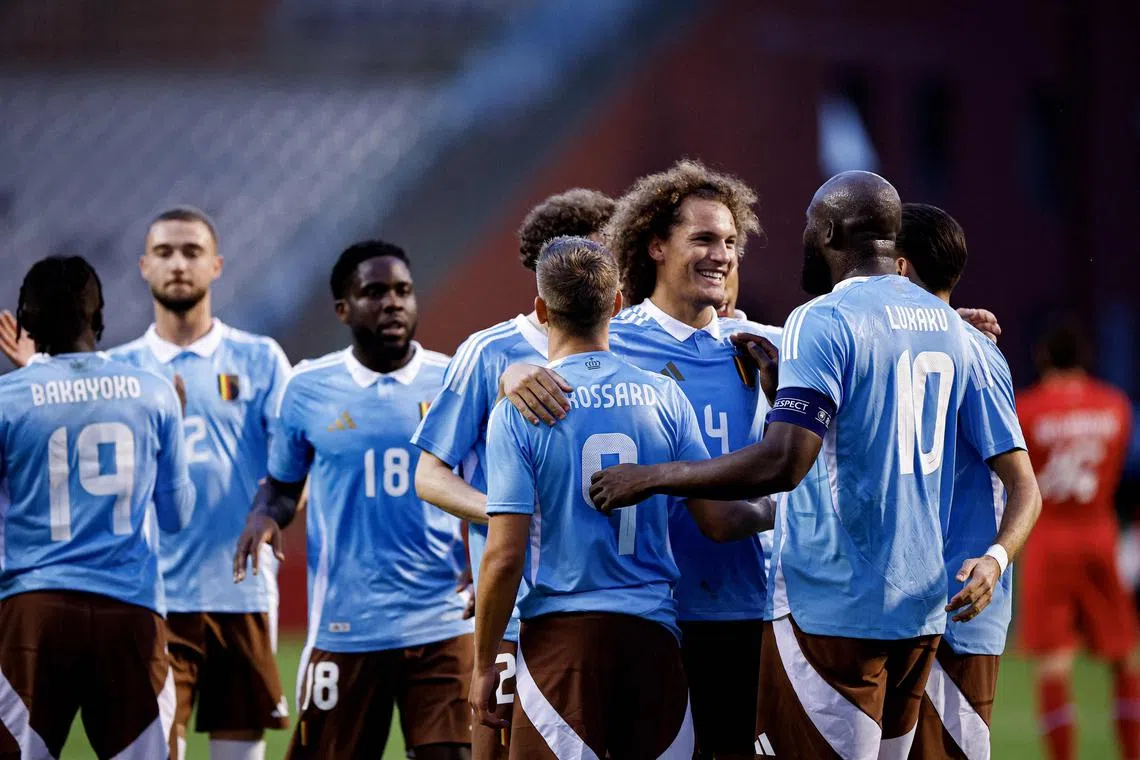 Belgium (above) are set to play Israel on Sept 6, 2024, in the Nations League, but Brussels officials fear Israel's war in Gaza may result in protests in the city.