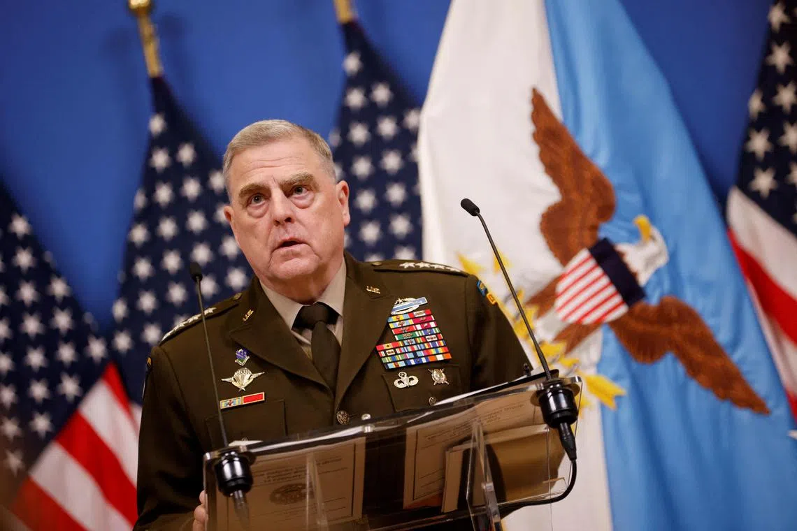 General Mark Milley made an  unannounced visit to Israel, where he discussed regional security issues but made no public remarks.