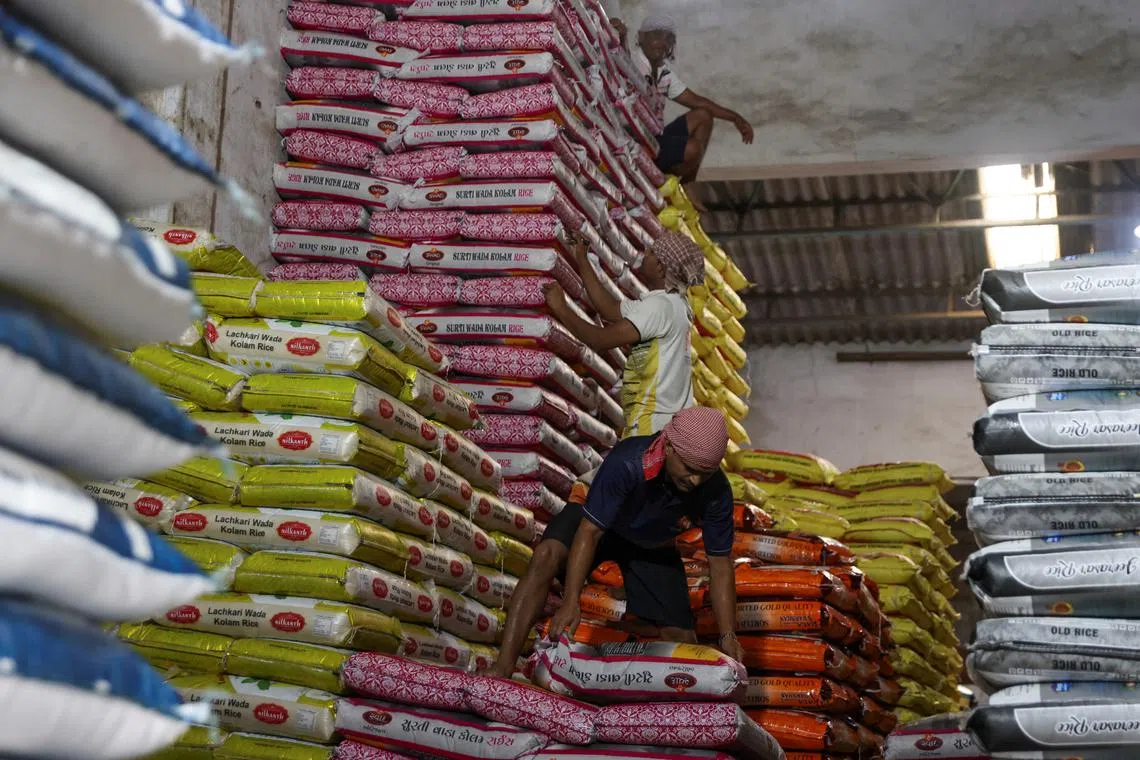 India also expanded curbs on rice exports with a 20 per cent duty on parboiled rice effective until Oct 15.