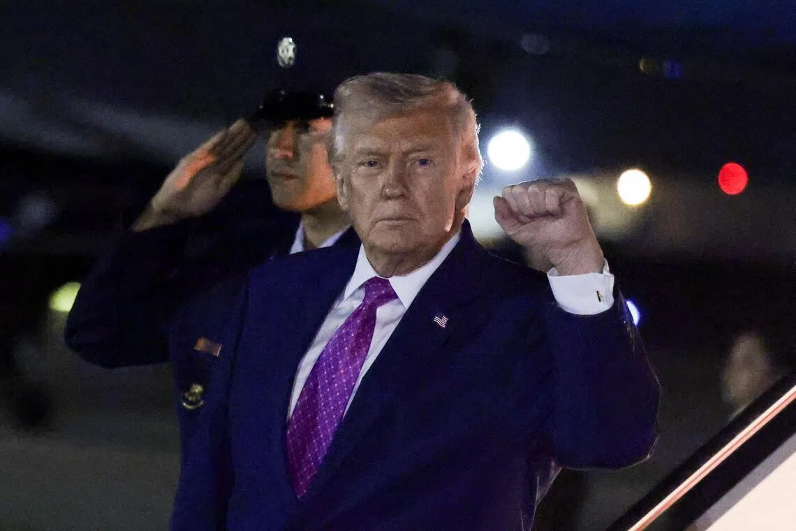 Mr Trump posted on social media that the US military had started to clear the Strait of Hormuz, and said all of Iran’s minelaying ships had been sunk.kstein