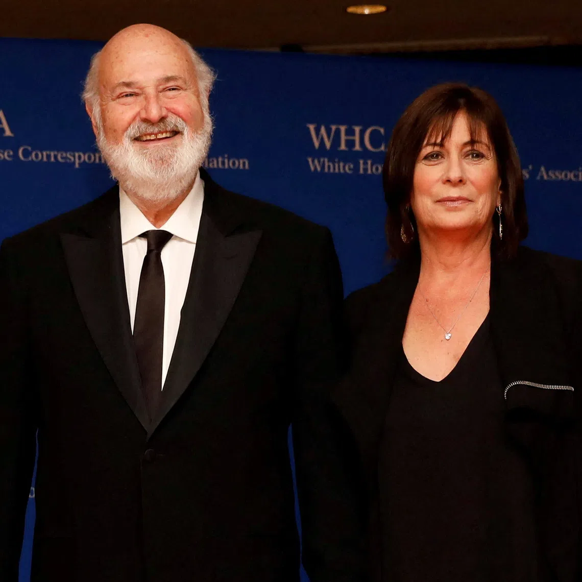 Property records that indicate Rob Reiner and his wife Michele live in the home in the upscale Brentwood neighbourhood.