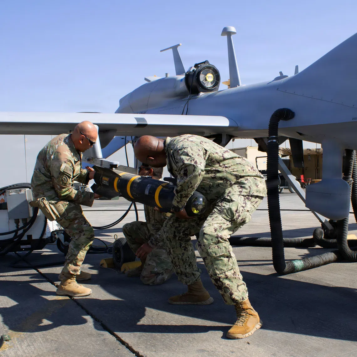 US Central Command said the combined operation involved multiple airstrikes and ground detonations.