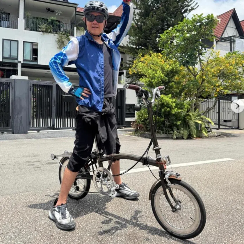 Music producer Lee Si Song is cycling for health following a brain haemorrhage. 