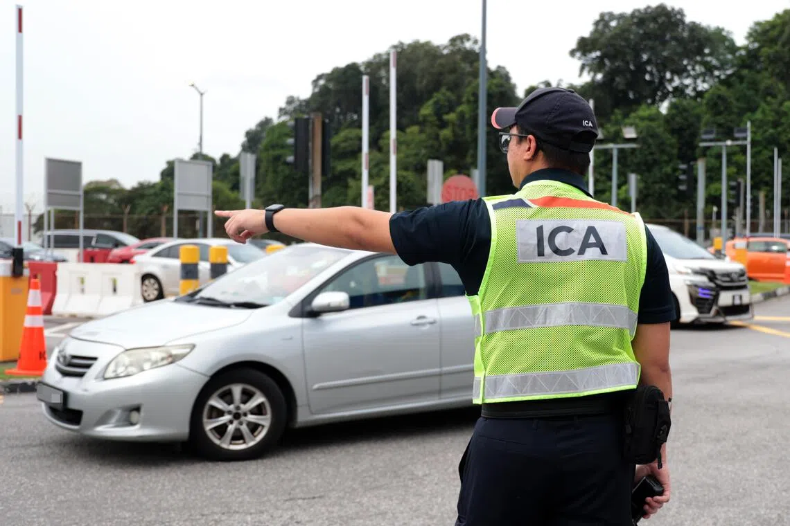A valid VEP is required for all foreign-registered vehicles entering Singapore, and those without one will be turned back to Malaysia.