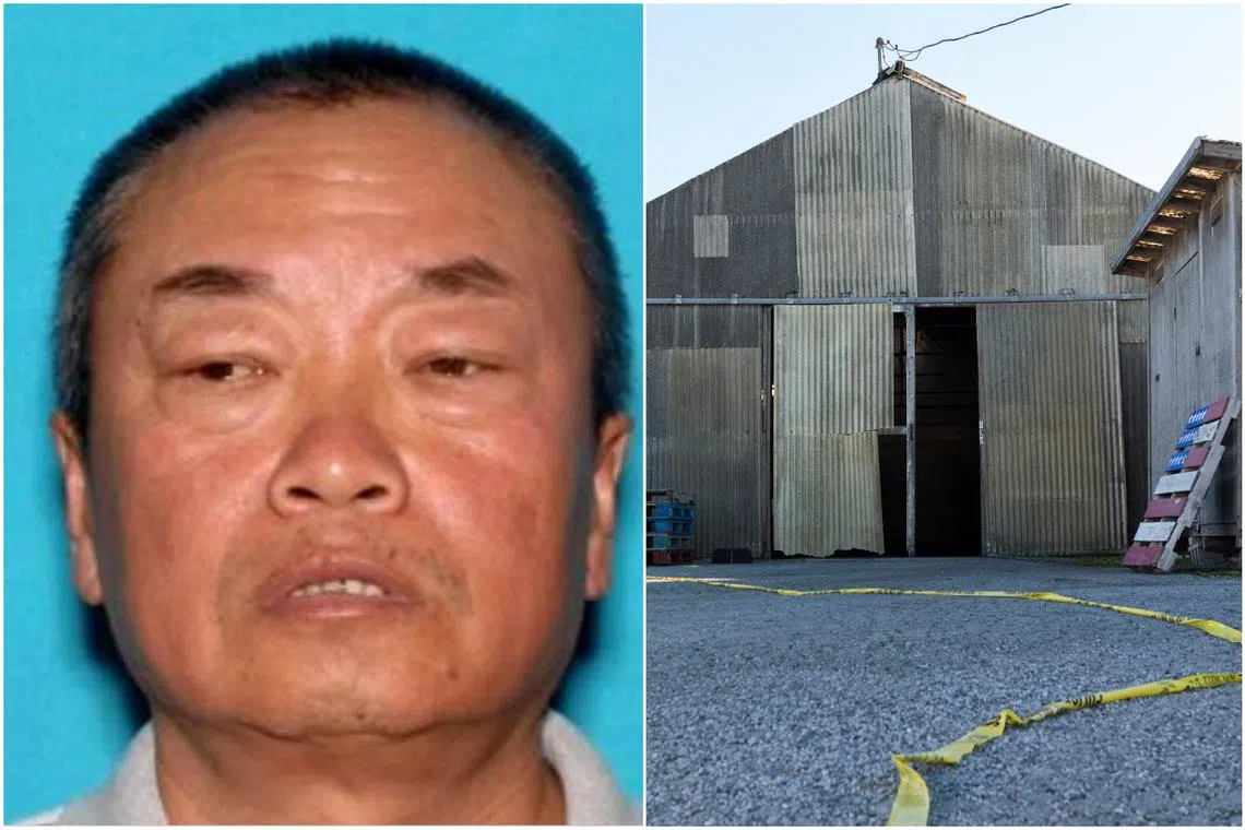 Chunli Zhao, 66, is accused of shooting and killing seven farm workers in Half Moon Bay, California.