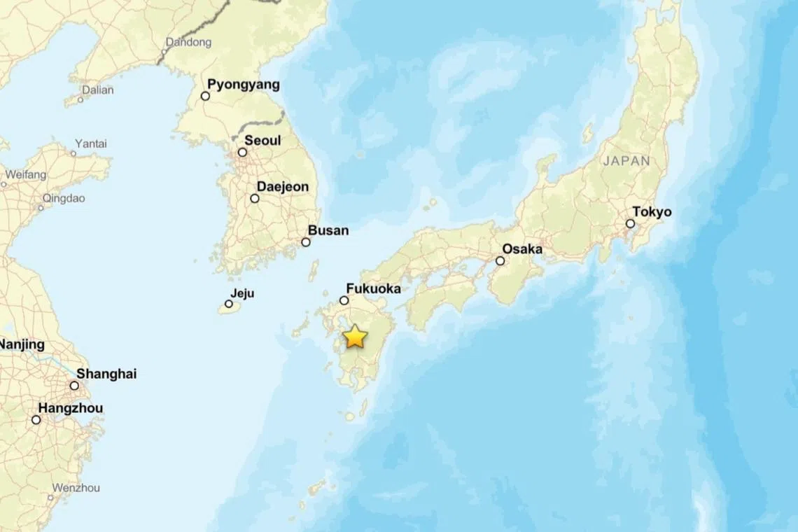 A tsunami warning for a wave measuring 1m was issued after the earthquake struck.