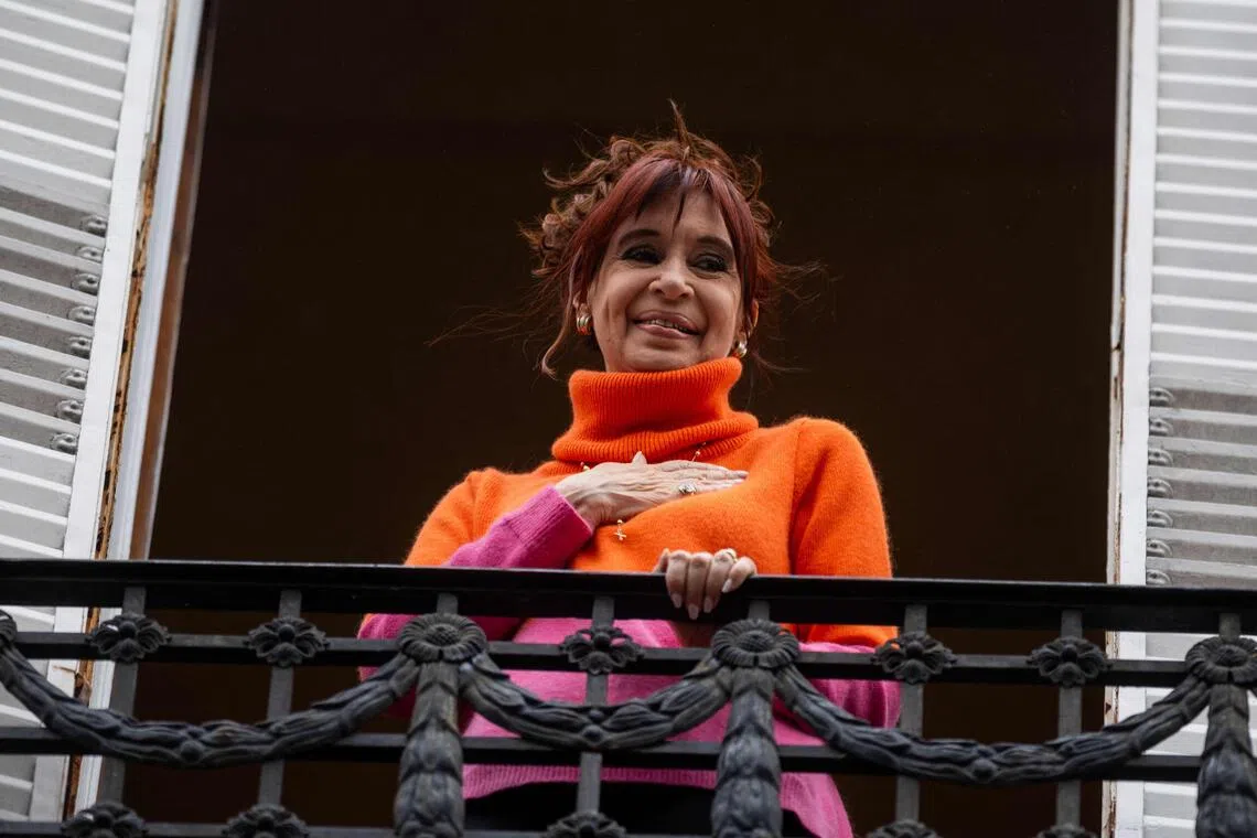 Argentina ex-president Cristina Kirchner recovering from appendicitis surgery