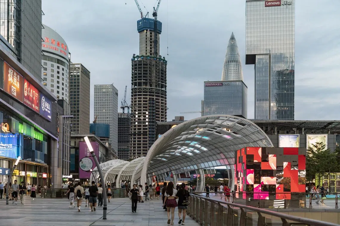 Because China is so big, its changing economic fortunes can drive overall global growth figures. 