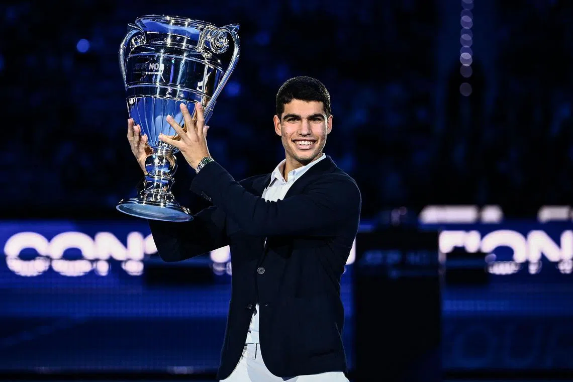 Carlos Alcaraz is the youngest ATP player to end the year ranked No. 1. He has vowed to end on top again come end 2023, though he admits it will be harder as he will have a target on his back.