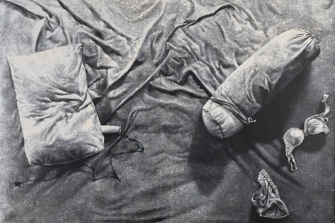 Indonesian artist Mangu Putra's witty Sisa Malam is one of the highlights of The Culture Story's latest show focused on nudes. 
 