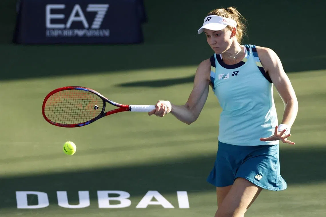 Kazakhstan's Elena Rybakina has made it to the last eight at five of six tournaments in 2024.