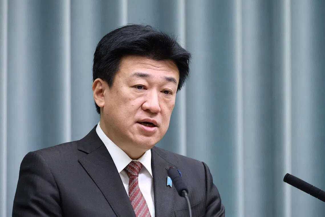 Japan's Chief Cabinet Secretary Minoru Kihara said the Air Self-Defense Force jets had kept a “safe distance” from Chinese military aircraft in the Dec 6 incident.