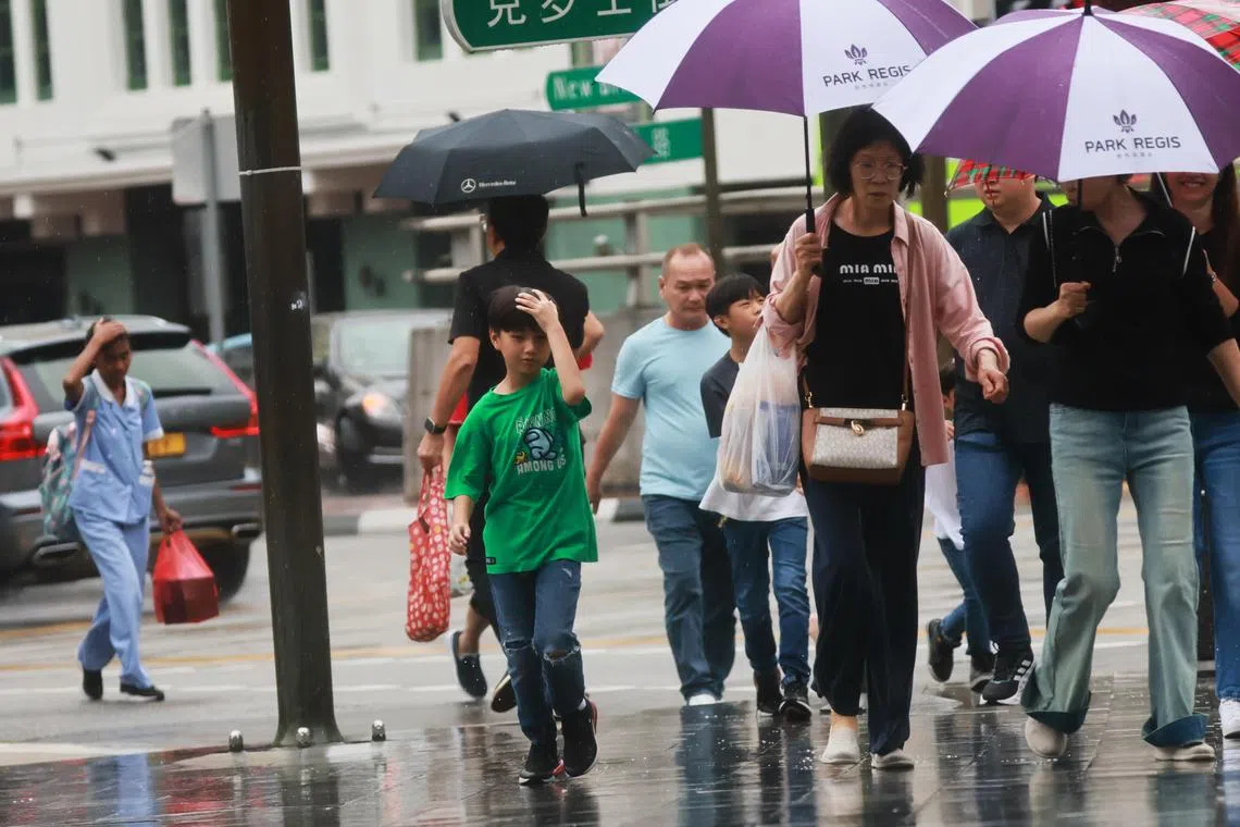 More thundery showers are expected over parts of the island on most afternoons in the next two weeks.