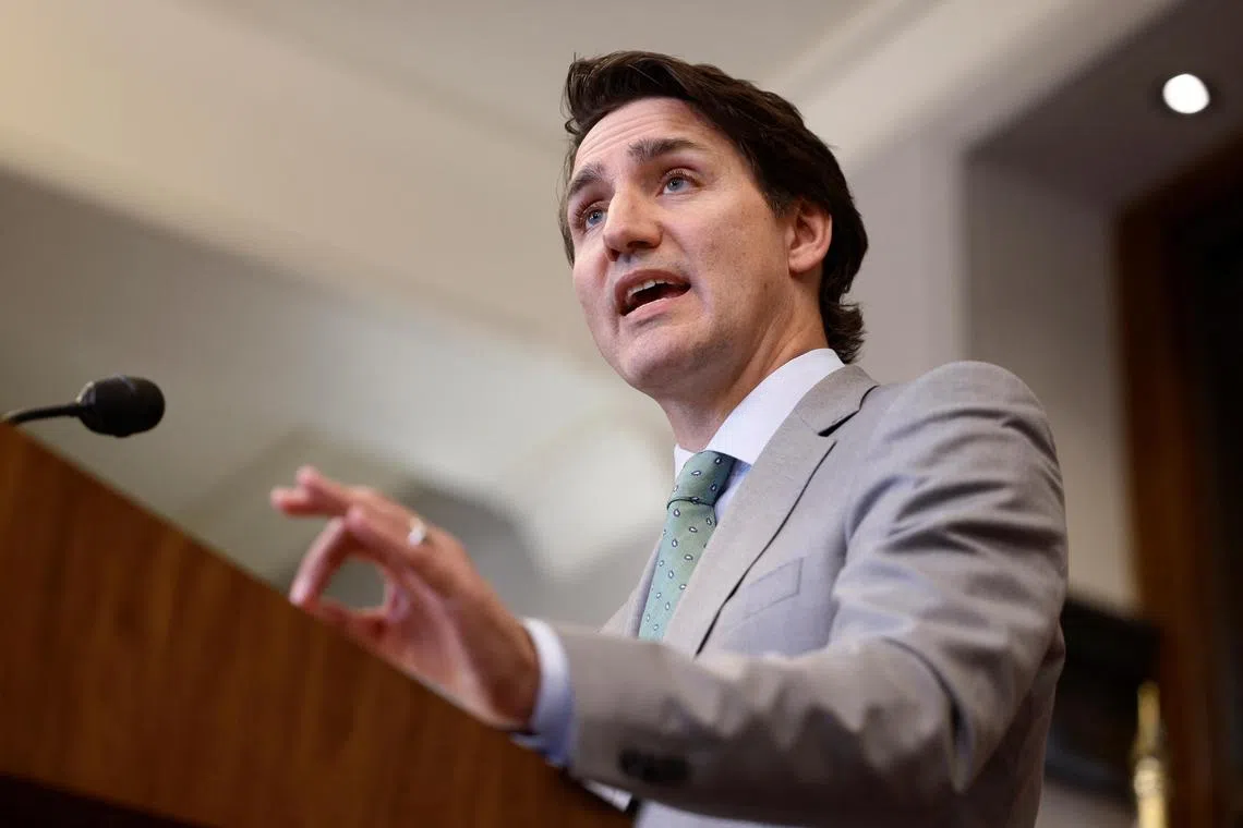 More than half of respondents  gave Mr Trudeau’s government low marks for its handling of the issue.