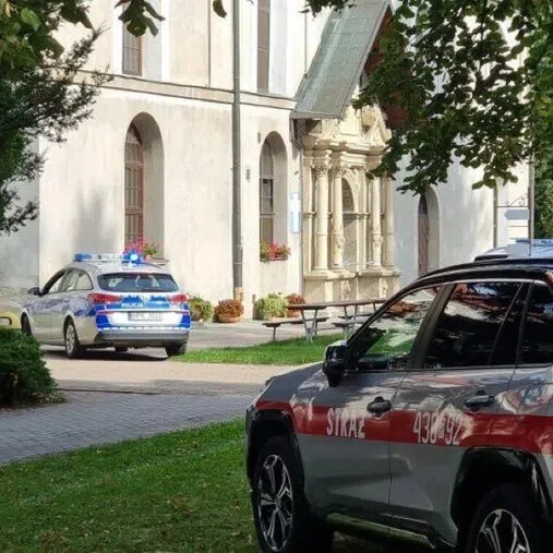 A 31-year-old Ukrainian citizen was detained after the attack at the Benedictine Abbey in Jaroslaw, Poland.