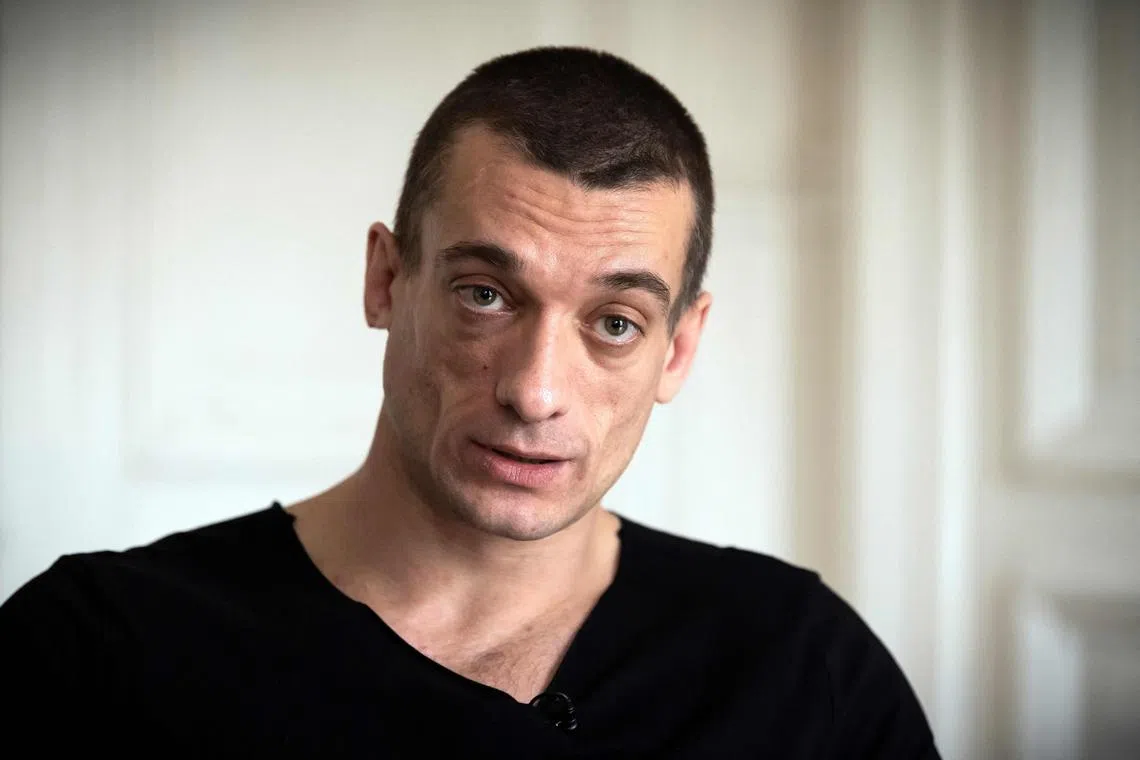 Pyotr Pavlensky was convicted after publishing intimate texts and videos of a politician for an art performance.