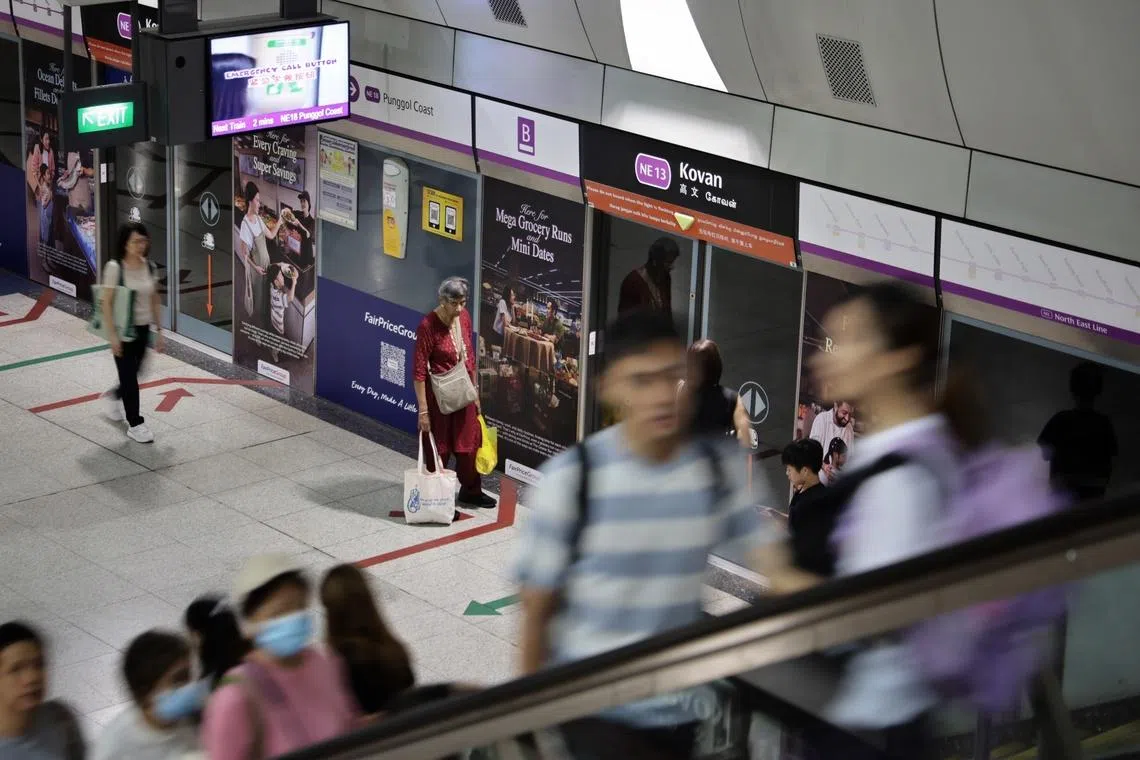 The SBS Transit-operated North East Line emerged as the most reliable MRT line after clocking 4.42 million train-km between delays in February.