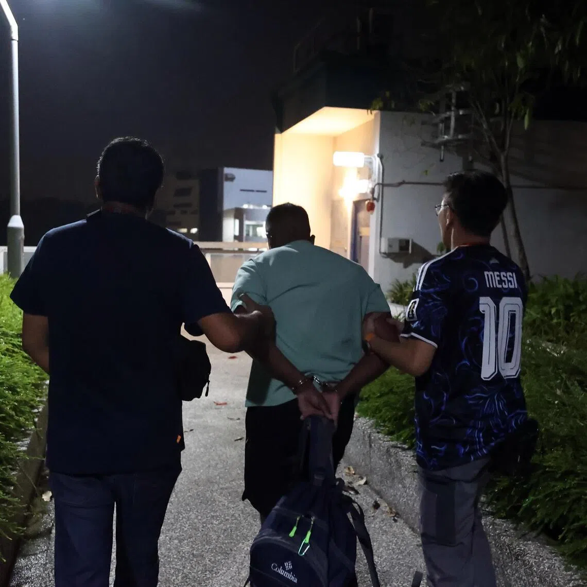 Officers from the Immigration and Checkpoints Authority arrested a Sri Lankan man on April 8. 