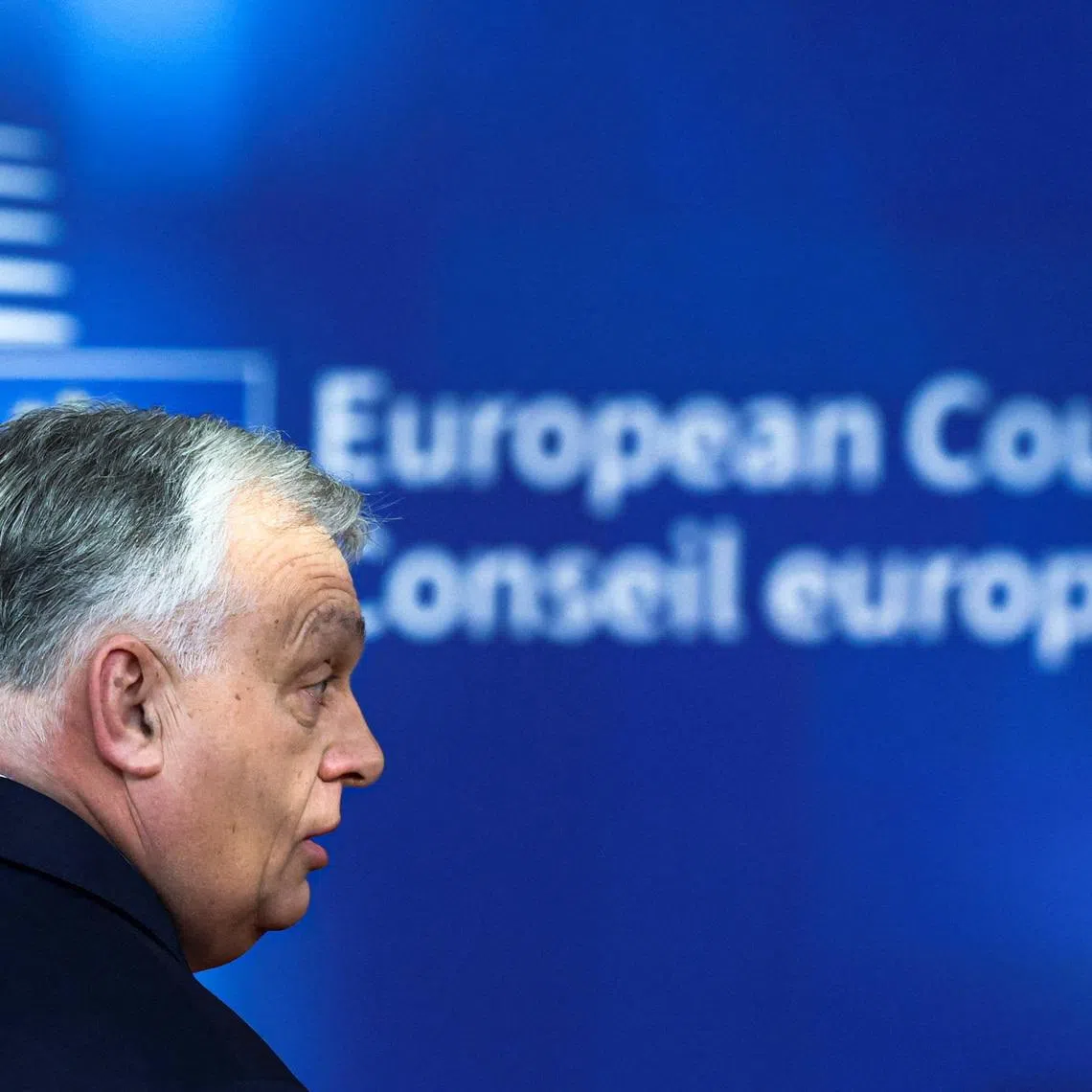 Hungarian Prime Minister Viktor Orban arrives for a European Union leaders' summit in Brussels, Belgium, March 19, 2026. REUTERS/Yves Herman