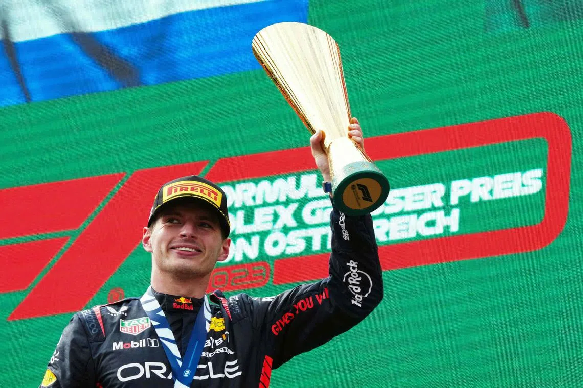 Max Verstappen will be bidding to add to his sequence of five straight wins at Silverstone this weekend to boost his runaway lead en route to a third drivers’ world title.