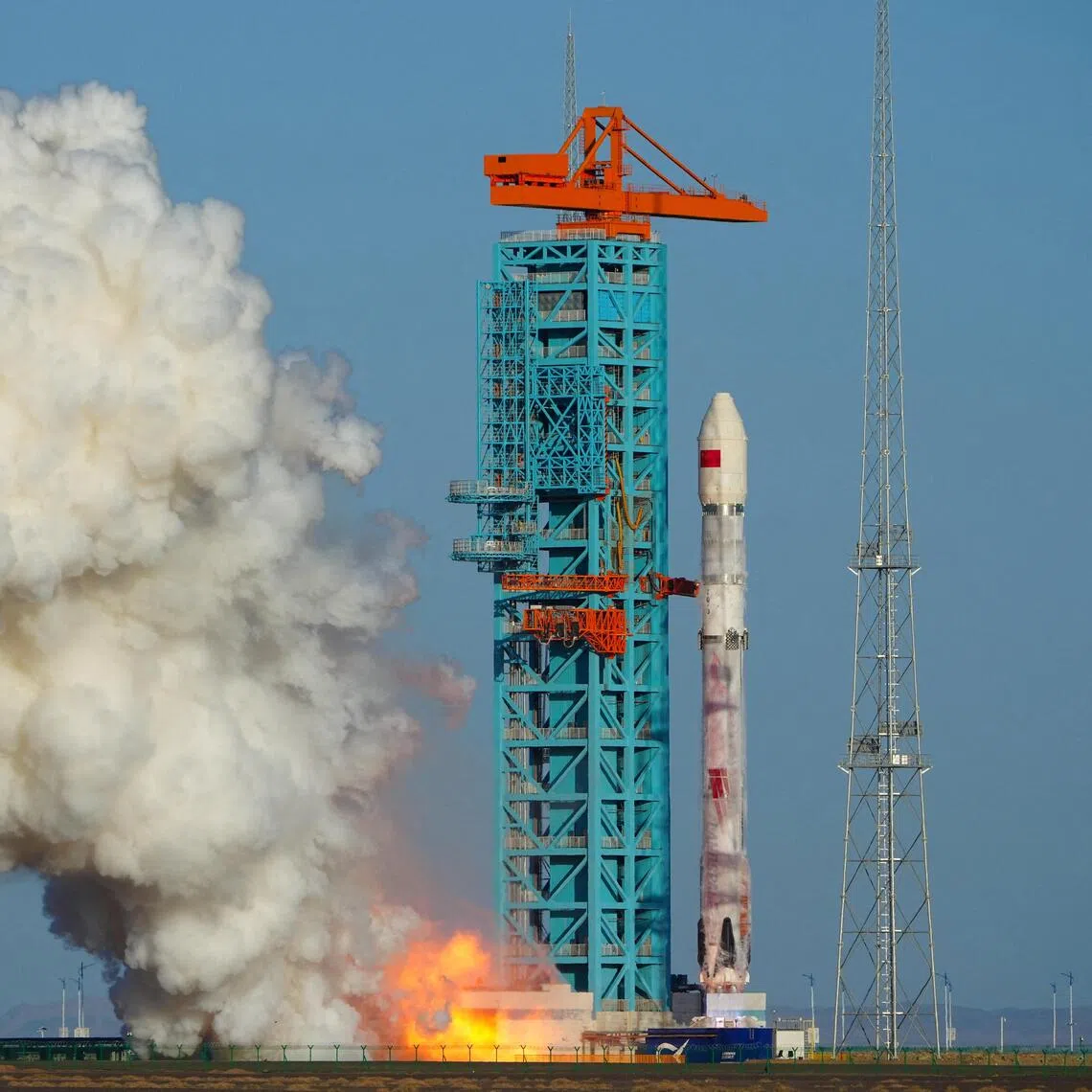 A Zhuque-3 rocket lifts off from Jiuquan, one of China’s main launch centres.