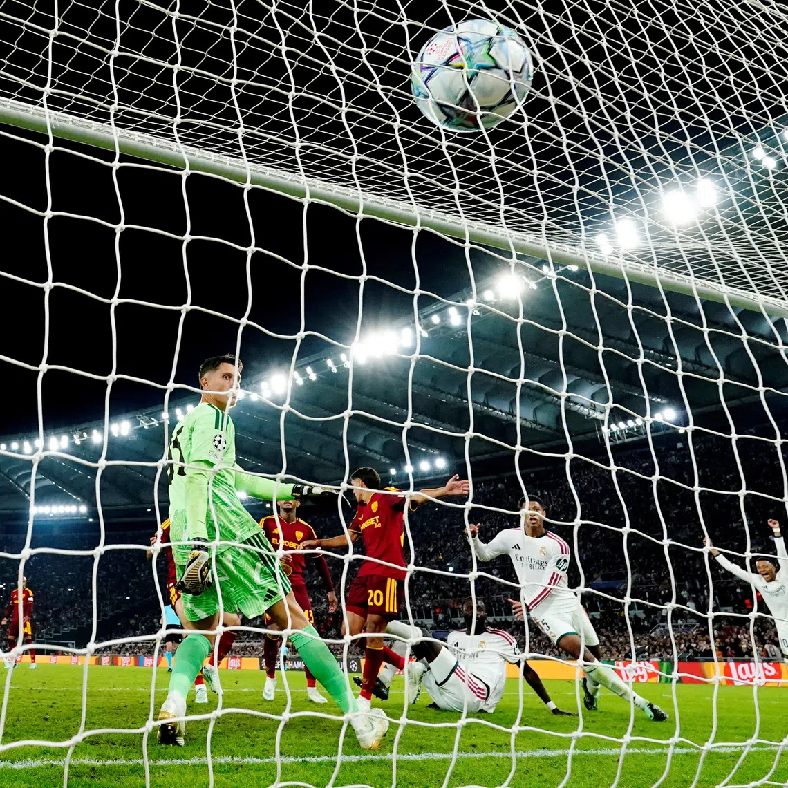 Roma looked on course for a famous victory over record 15-times European champions Real as they led 3-1 but conceded three goals in the final seven minutes.