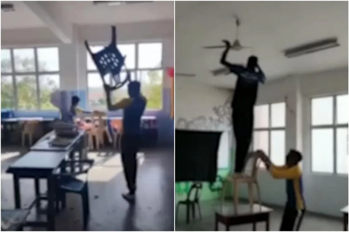 The students involved had been hauled up by the school authorities investigating the case.