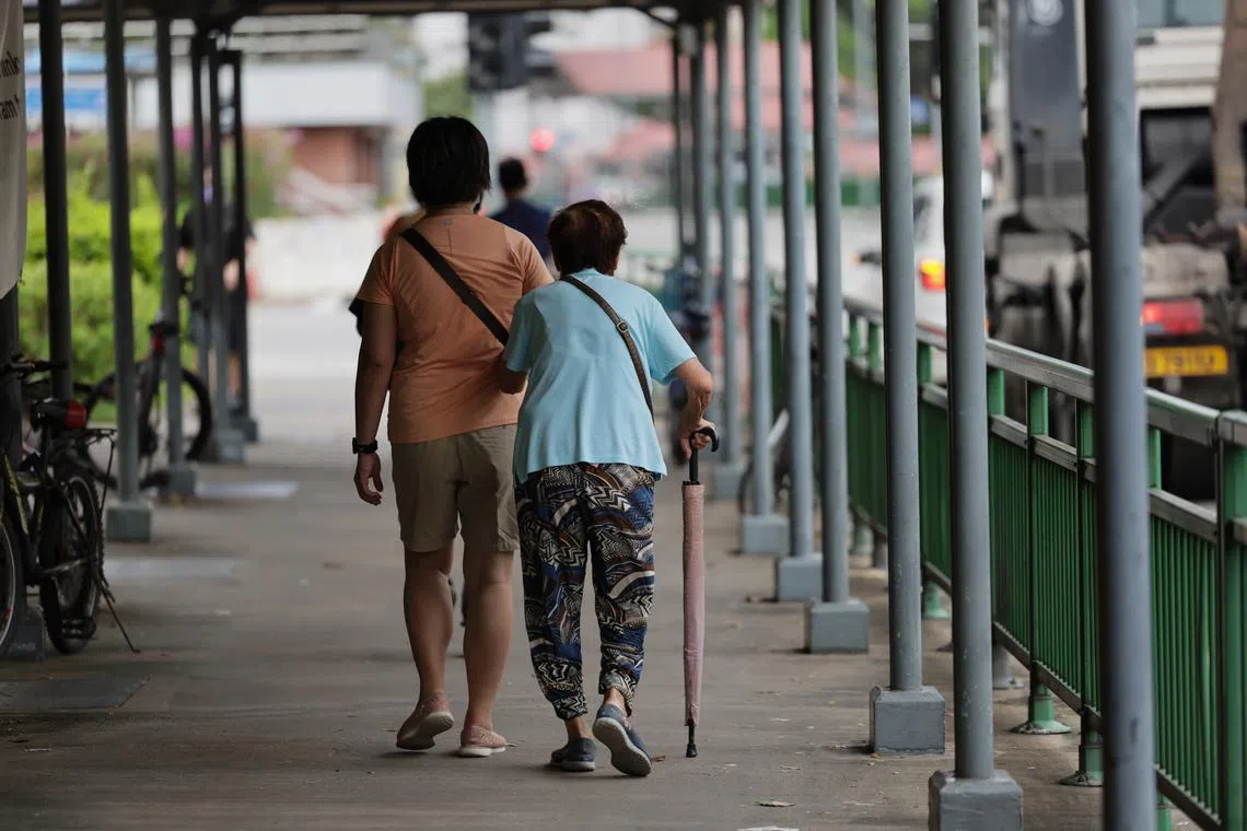 The Duke-NUS Medical School study found that caregivers provided on average 33 hours of care each week helping seniors aged 75 years and above.