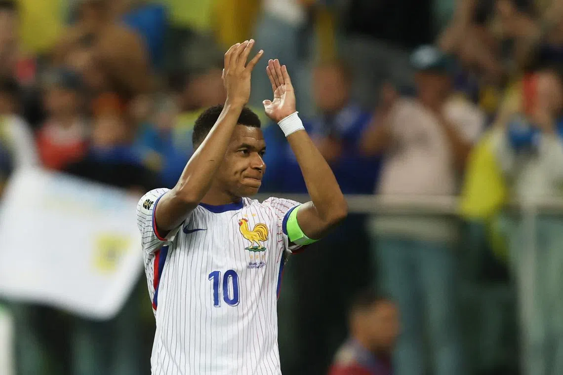 Soccer Football - World Cup - UEFA Qualifiers - Group D - Ukraine v France - Wroclaw Stadium, Wroclaw, Poland - September 5, 2025 France's Kylian Mbappe celebrates after the match REUTERS/Kacper Pempel
