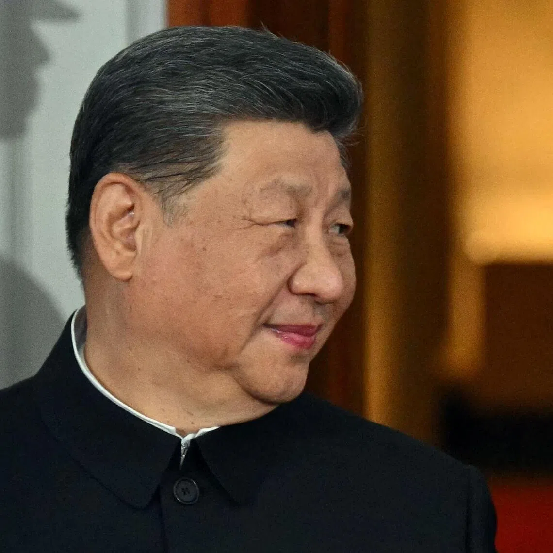 Chinese President Xi Jinping and US President Donald Trump speaking at the White House ahead of a state dinner on Sept 24.