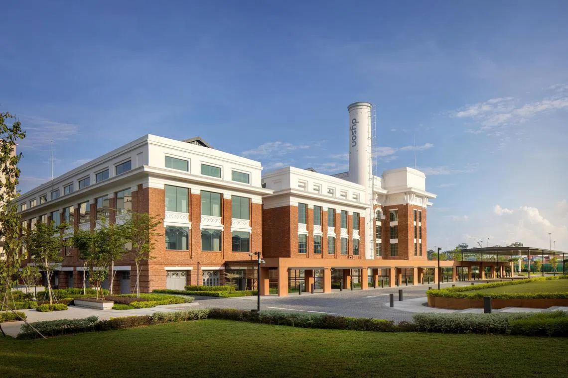 Dyson opened its global headquarters at Singapore's historic St James Power Station in March last year.