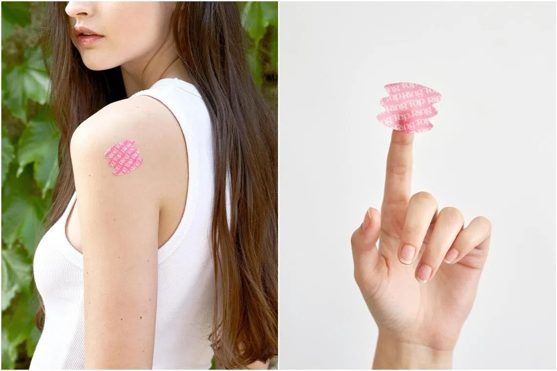 Ring Tap's glutathione patch.