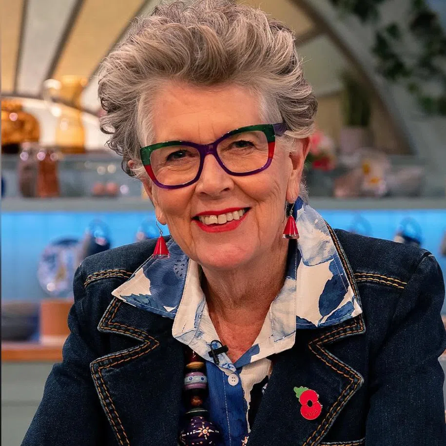 Prue Leith joined the The Great British Baking Show in 2017. 