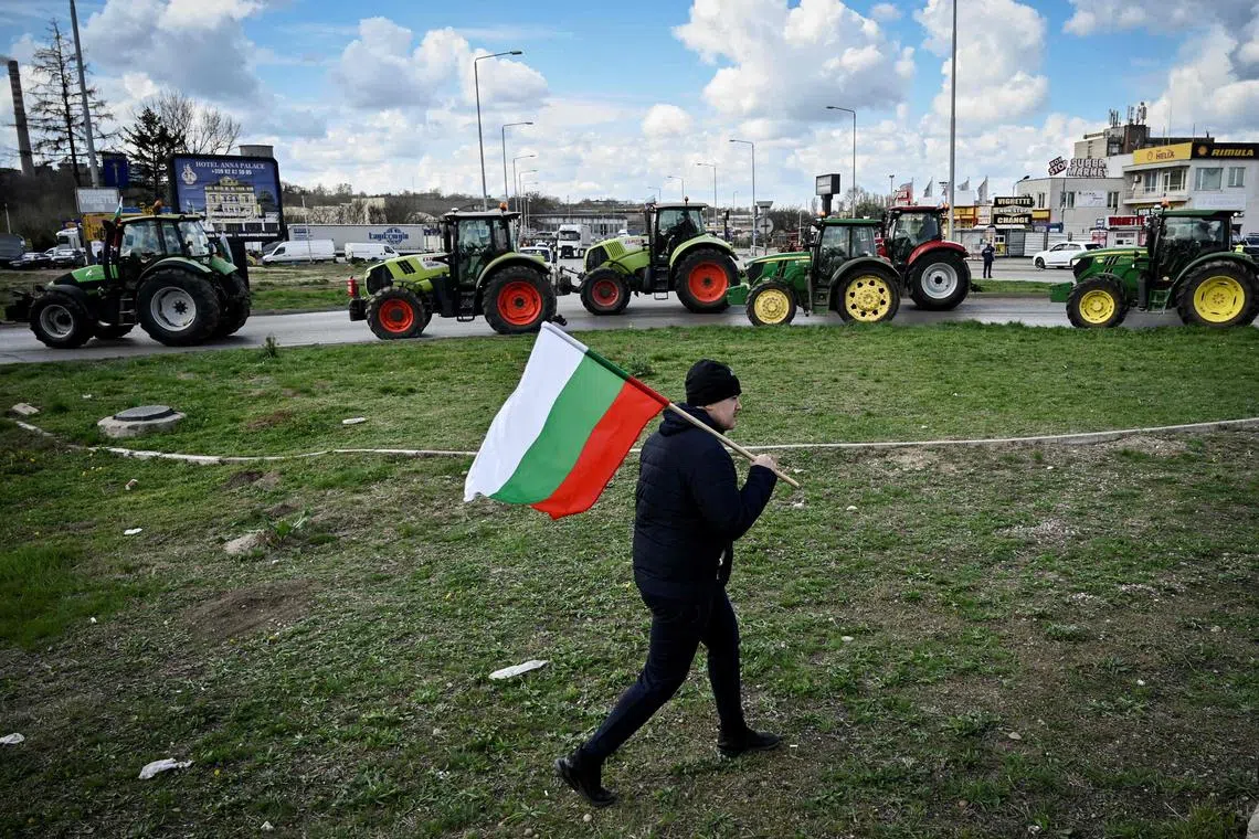 Bulgaria is also considering a ban on Ukrainian grain imports, amid protests by farmers.
