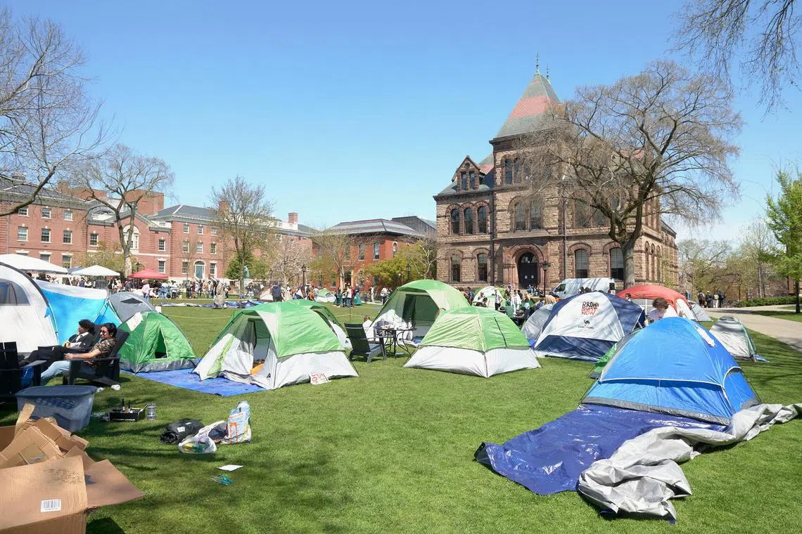 It has been a tumultuous week at campuses across the nation as they have faced widespread student protests over the war in Gaza.