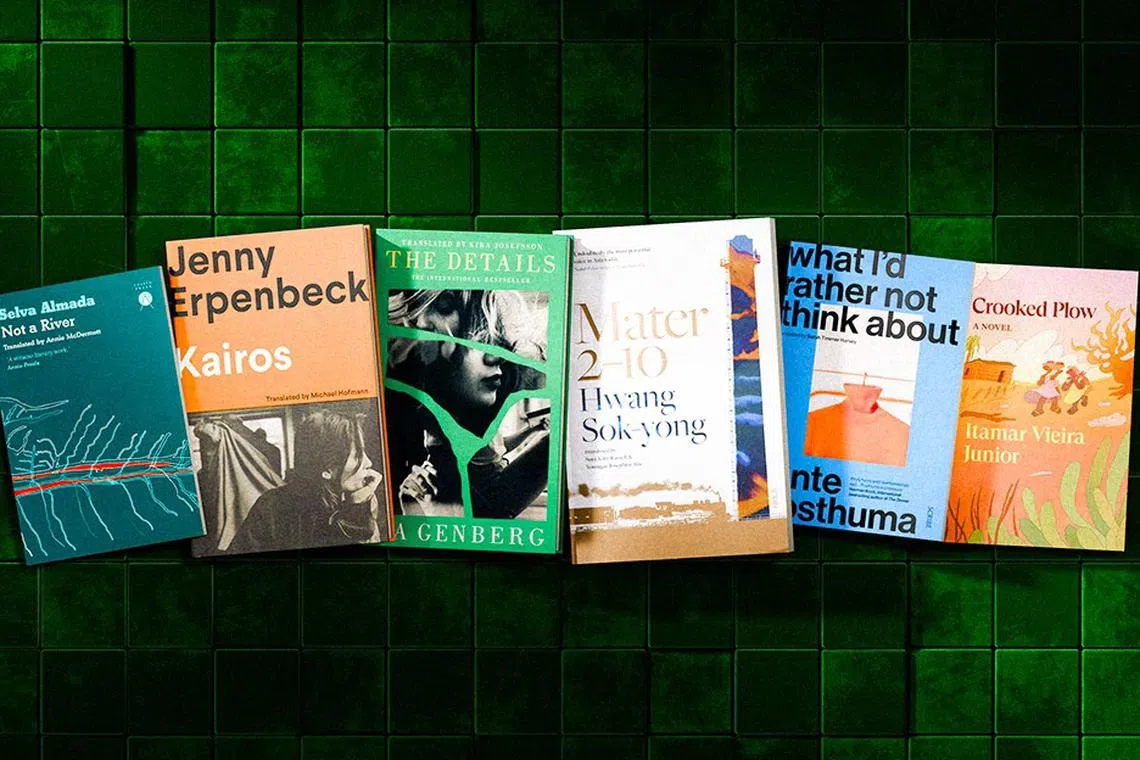 The 2024 International Booker Prize shortlist includes German author Jenny Erpenbeck's fourth novel, Kairos.