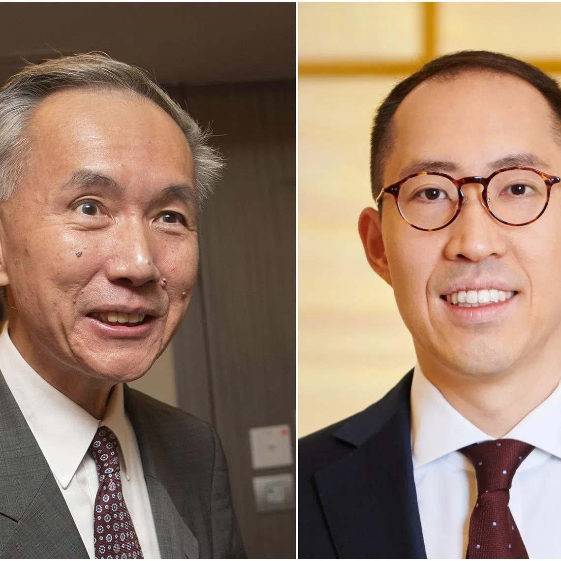 Singaporean property tycoon Robert Ng (left) and three of his children, including Mr Daryl Ng, had declared that they were members of a foreign legislature or foreign political organisation.