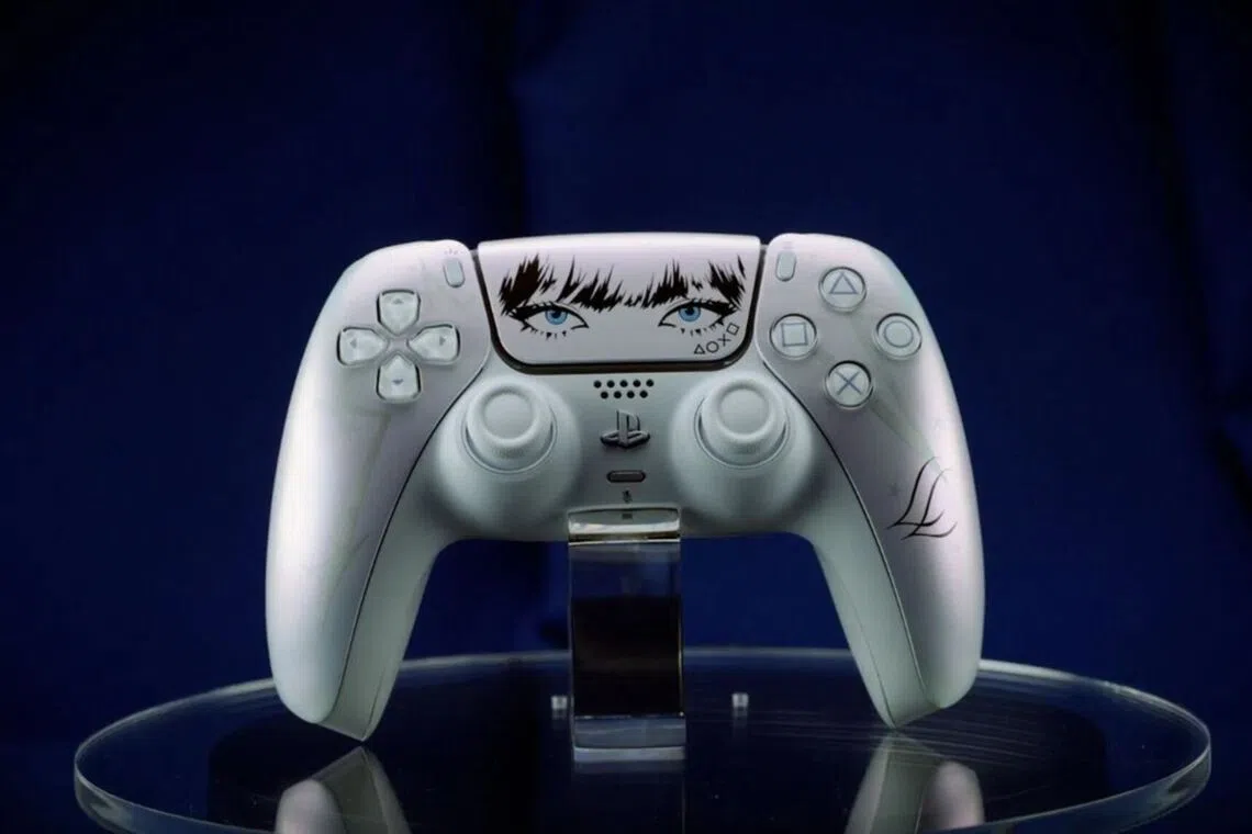 Elements of personal significance were incorporated into the controller’s design.