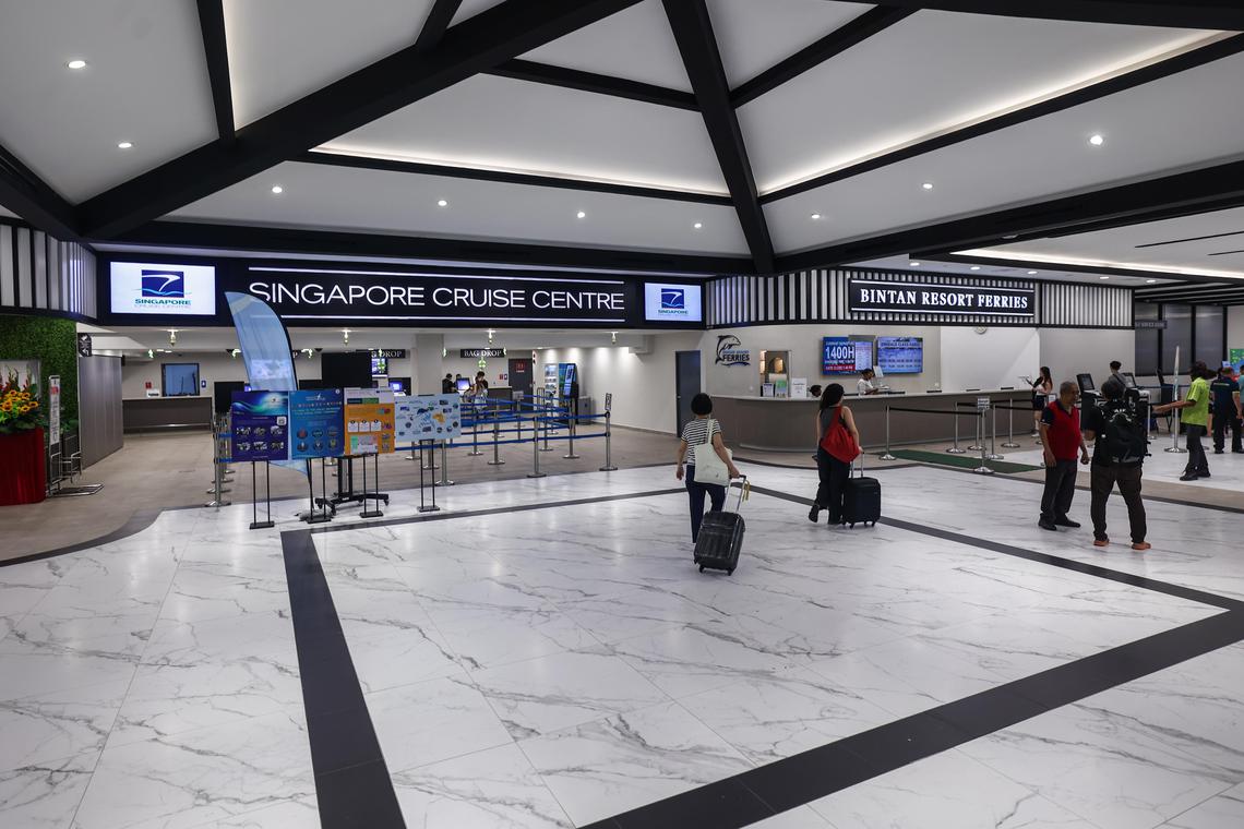 The newly upgraded Tanah Merah Ferry Terminal on March 22, 2025.

*for ST online and zaobao online