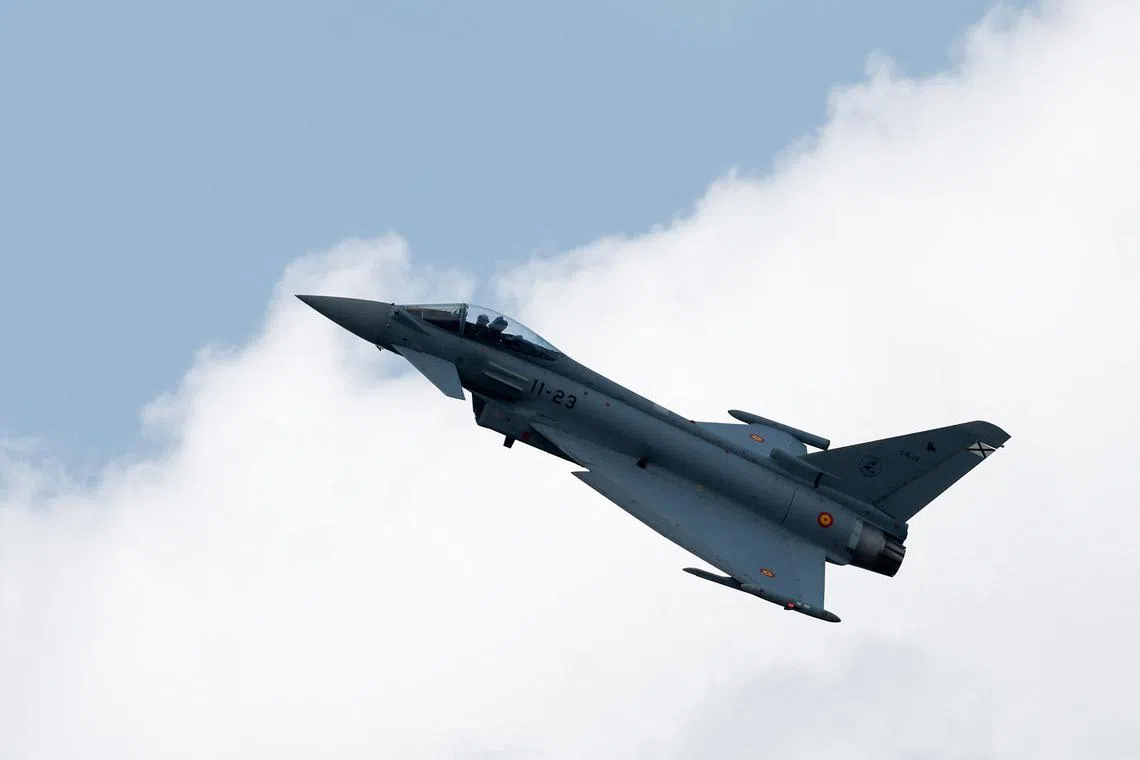 UK Typhoons were launched to monitor the Russian aircraft when they failed to respond to air traffic agencies.