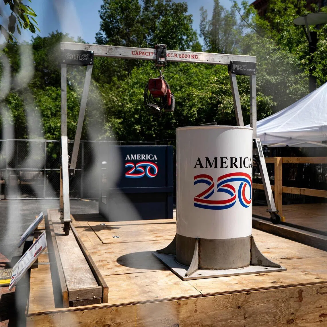 The 400kg stainless steel cylinder will go into the ground on July 4 and is not supposed to be opened for another 250 years, in 2276.