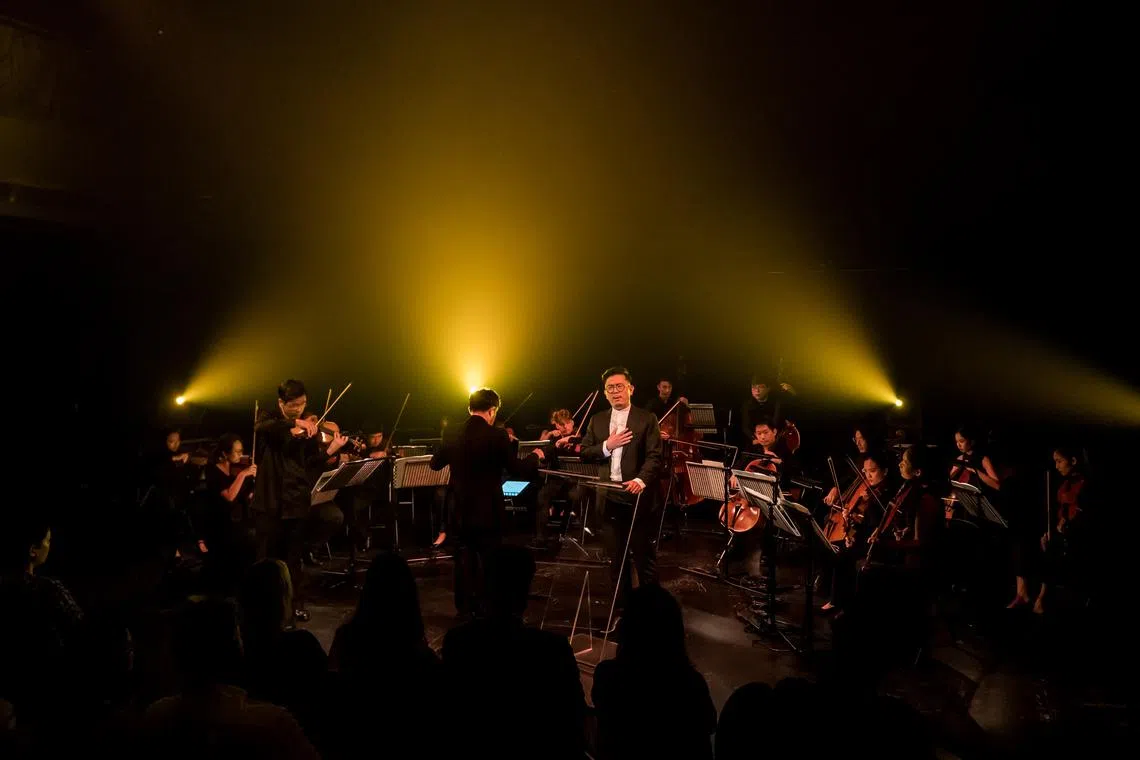 Tenor David Charles Tay joined the Wayfarer Sinfonietta in a performance of the song cycle Impossible Things. 