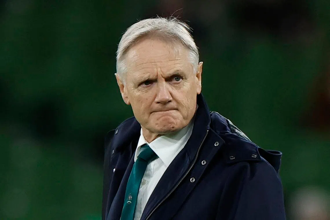 Rugby Union - Autumn Internationals - Ireland v Australia - Aviva Stadium, Dublin, Ireland - November 15, 2025 Australia head coach Joe Schmidt before the match REUTERS/Clodagh Kilcoyne/File Photo
