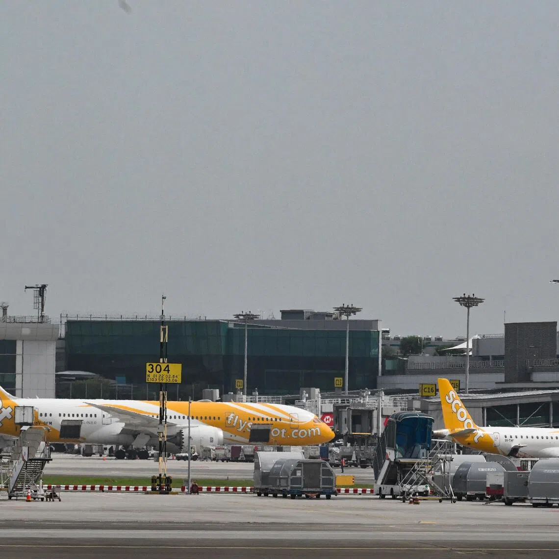Budget carrier Scoot retimed six flights between Singapore and Indonesia.