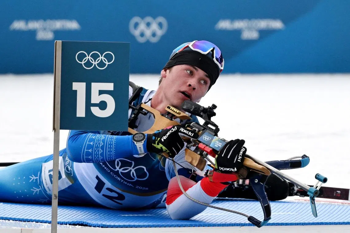 Biathlon-Greenland's Slettemark savours long-awaited Olympic debut