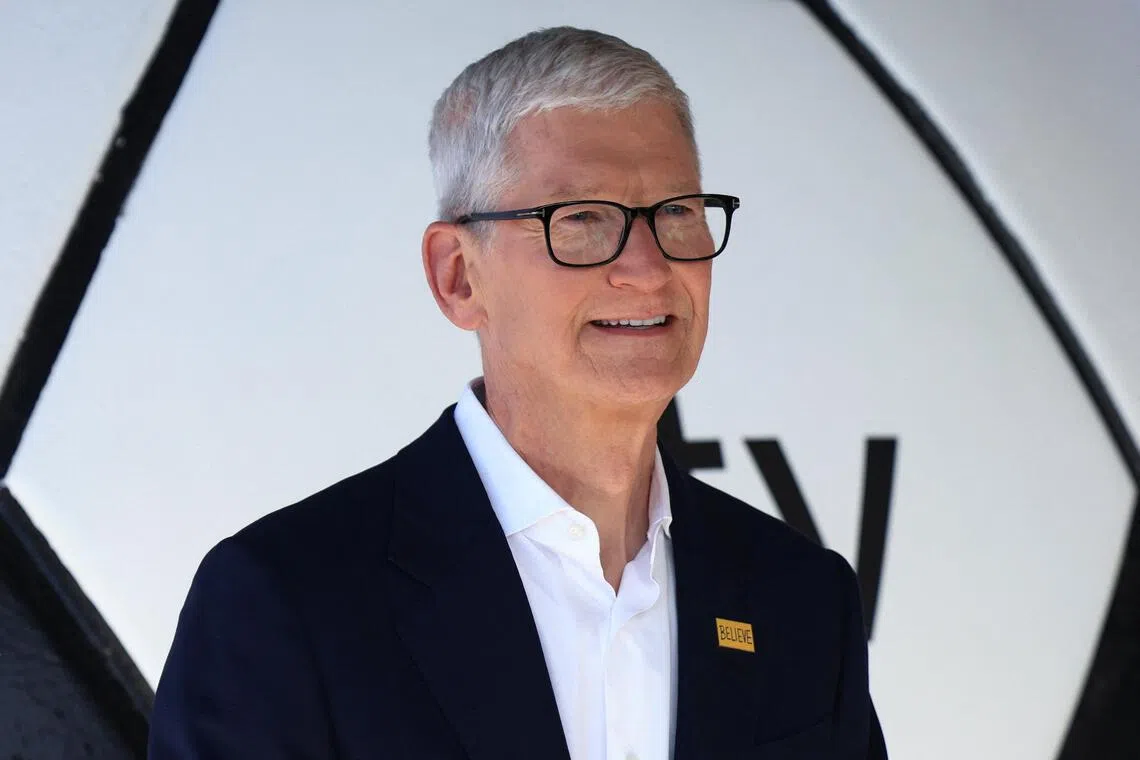 Under Tim Cook, Apple has become one of the most valuable companies in the world; its market value exceeded US$4.5 trillion (S$5.72 trillion) on Aug 31.