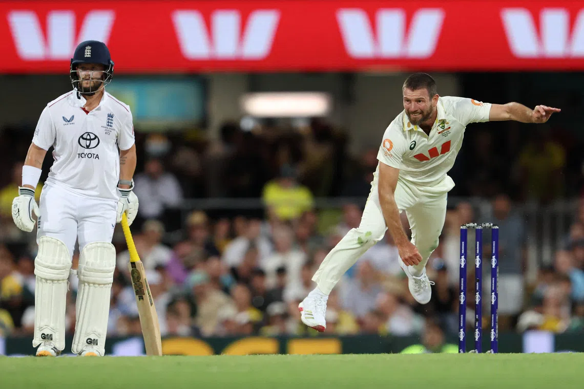 Starc shines with bat and ball to push Australia to brink of Gabba win