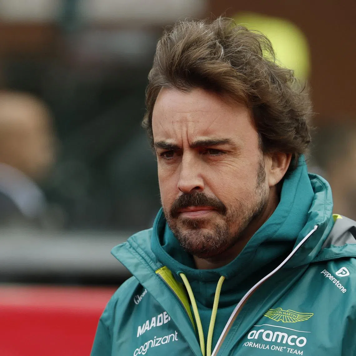 Formula One F1 - Belgian Grand Prix - Circuit de Spa-Francorchamps, Stavelot, Belgium - July 27, 2025 Aston Martin's Fernando Alonso before the race REUTERS/Stephanie Lecocq