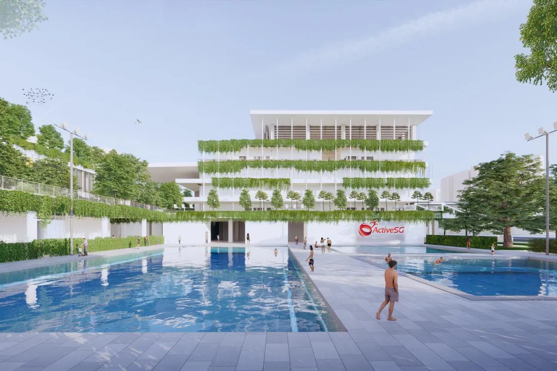  Among the proposed sporting facilities are swimming pools; indoor sports halls; a gymnasium; fitness studios; and a football stadium. 