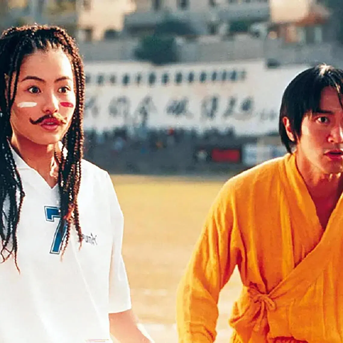 Cecilia Cheung (left), who acted in Stephen Chow’s 2001 hit comedy Shaolin Soccer, has publicly expressed gratitude to the director for launching her to stardom.
